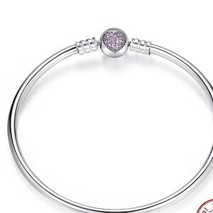 Pandora Bangle Heart clasp